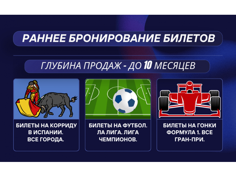 УСЛУГА "РАННЕЕ БРОНИРОВАНИЕ БИЛЕТОВ НА КОРРИДУ В ИСПАНИИ, ГОНКИ ФОРМУЛА 1, ФУТБОЛ, ТЕННИС" | ВСЕ ГОРОДА ИСПАНИИ | ЗАБРОНИРУЙТЕ, РАССЛАБЬТЕСЬ, И ЖИВИТЕ В ПРИЯТНОМ ПРЕДВКУШЕНИИ НЕПОВТОРИМОГО ЗРЕЛИЩА!